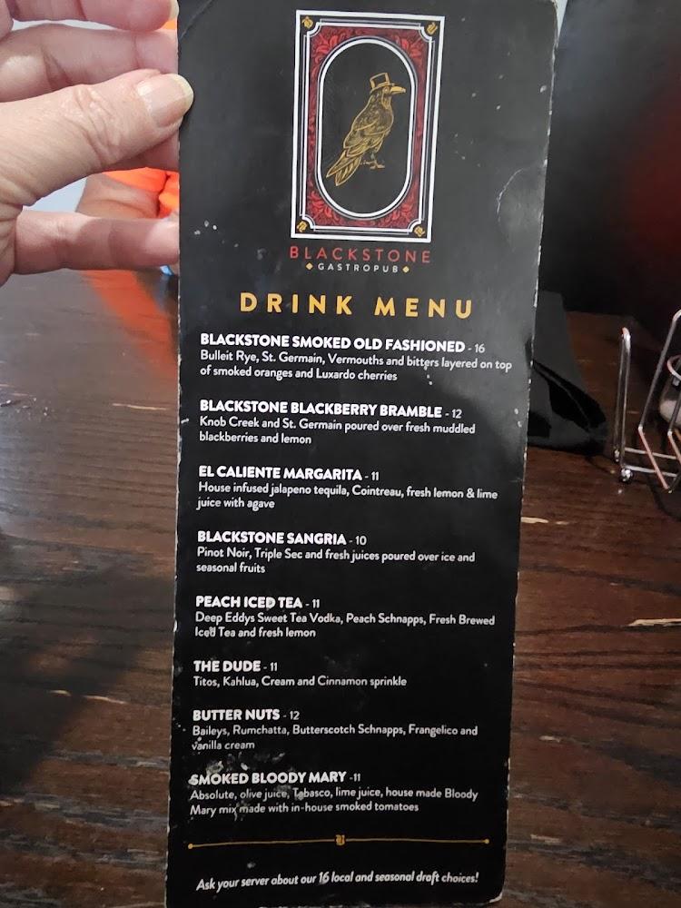 Blackstone Gastropub Menu image 3
